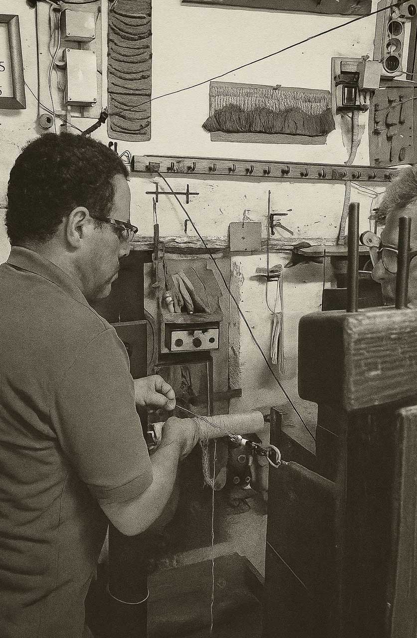 Vecchia foto di una lavorazione della Azienda DettagliaArt